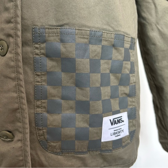 Vans X Liberty of London Olive Patchwork Jacket, XS - Picture 8 of 15